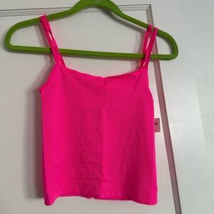 Anthropologie Honey Seamless Ribbed Two Strap Tank